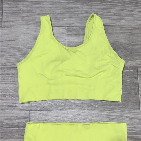 Lime Green workout set!!! - Picture 2 of 4